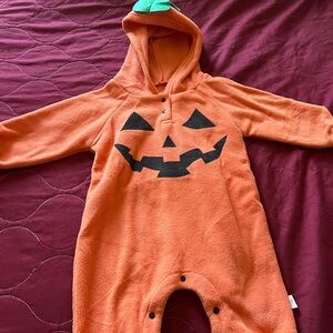 Orange Pumpkin Baby Onesie Costume